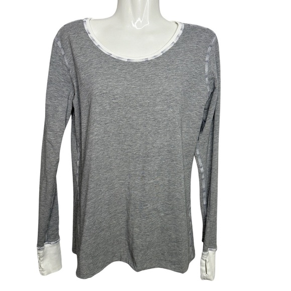lululemon athletica Tops - Lululemon Long Sleeve Athletic Top in Grey
